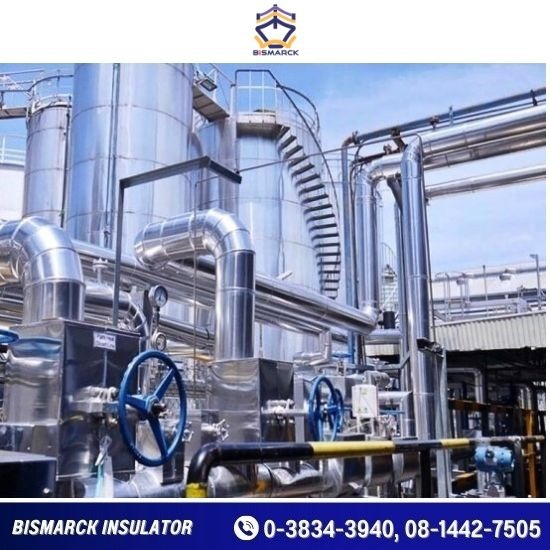 ติดตั้งฉนวนหุ้มท่อ steam