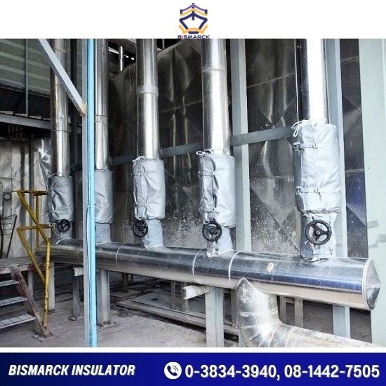 ติดตั้งงานฉนวนผ้าหมอน (Insulation Jacket)